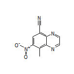 8-Methyl-7-nitroquinoxaline-5-carbonitrile