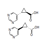 trans-2-(5-Pyrimidinyl)cyclopropanecarboxylic Acid