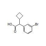 2-(3-Bromophenyl)-2-cyclobutylacetic Acid