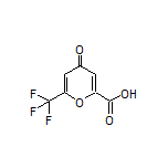 4-Oxo-6-(trifluoromethyl)-4H-pyran-2-carboxylic Acid