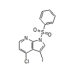 4-Chloro-3-iodo-1-(phenylsulfonyl)-7-azaindole