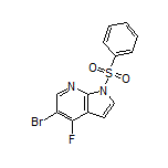 5-Bromo-4-fluoro-1-(phenylsulfonyl)-7-azaindole