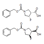 cis-1-Cbz-4-fluoropyrrolidine-3-carboxylic Acid