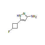 5-(3-Fluorocyclobutyl)-1H-pyrazol-3-amine