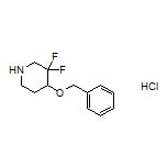 4-(Benzyloxy)-3,3-difluoropiperidine Hydrochloride