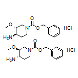 trans-1-Cbz-3-methoxypiperidin-4-amine Hydrochloride