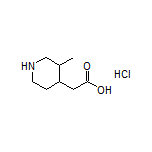 2-(3-Methyl-4-piperidyl)acetic Acid Hydrochloride