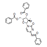 (2R,3S,4R,5R)-5-[4-Benzamido-2-oxopyrimidin-1(2H)-yl]-2-[(benzoyloxy)methyl]-4-fluoro-4-methyl-3-tetrahydrofuryl Benzoate