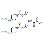 1-Boc-4-hydrazinylpiperidine Hemioxalate