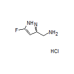 (5-Fluoro-3-pyrazolyl)methanamine Hydrochloride