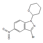 3-Bromo-5-nitro-1-(tetrahydro-2H-pyran-2-yl)-1H-indazole