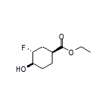 Ethyl (1S,3R,4R)-3-Fluoro-4-hydroxycyclohexanecarboxylate