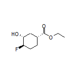 Ethyl (1R,3R,4R)-4-Fluoro-3-hydroxycyclohexanecarboxylate