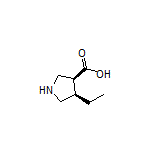 (3S,4R)-4-Ethylpyrrolidine-3-carboxylic Acid