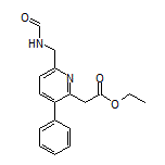 Ethyl 2-[6-(Formamidomethyl)-3-phenyl-2-pyridyl]acetate