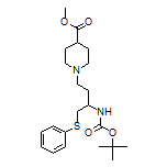 Methyl (R)-1-[3-(Boc-amino)-4-(phenylthio)butyl]piperidine-4-carboxylate Oxalate