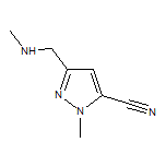 1-Methyl-3-[(methylamino)methyl]-1H-pyrazole-5-carbonitrile Hydrochloride