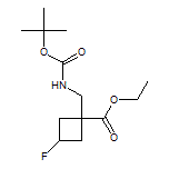 Ethyl 1-[(Boc-amino)methyl]-3-fluorocyclobutanecarboxylate