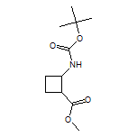 Methyl (1R,2S)-2-(Boc-amino)cyclobutanecarboxylate