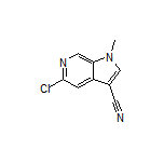 5-Chloro-1-methyl-6-azaindole-3-carbonitrile