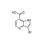 3-Bromo-4-azaindole-7-carboxylic Acid