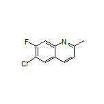 6-Chloro-7-fluoro-2-methylquinoline