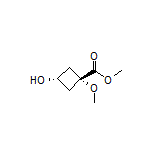 Methyl trans-3-Hydroxy-1-methoxycyclobutanecarboxylate