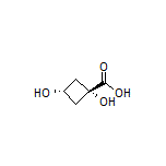 trans-1,3-Dihydroxycyclobutanecarboxylic Acid