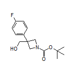 1-Boc-3-(4-fluorophenyl)-3-(hydroxymethyl)azetidine