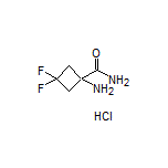 1-Amino-3,3-difluorocyclobutanecarboxamide Hydrochloride