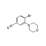 4-Bromo-3-morpholinobenzonitrile