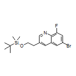 6-Bromo-3-[2-[(tert-butyldimethylsilyl)oxy]ethyl]-8-fluoroquinoline