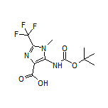 5-(Boc-amino)-1-methyl-2-(trifluoromethyl)imidazole-4-carboxylic Acid