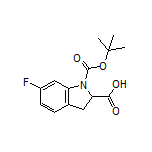 1-Boc-6-fluoroindoline-2-carboxylic Acid