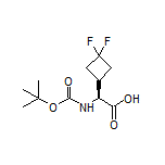 (S)-2-(Boc-amino)-2-(3,3-difluorocyclobutyl)acetic Acid