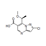 (S)-2-Chloro-7-(1-methoxyethyl)pyrazolo[1,5-a]pyrimidine-6-carboxylic Acid