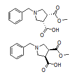 cis-1-Benzyl-4-(methoxycarbonyl)pyrrolidine-3-carboxylic Acid