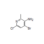 3-Amino-4-bromo-6-chloro-2-methylpyridine