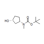 (1R,3S)-3-[Boc(methyl)amino]cyclopentanol