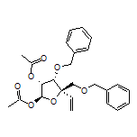 (2S,3R,4S,5R)-4-(Benzyloxy)-5-[(benzyloxy)methyl]-5-vinyltetrahydrofuran-2,3-diyl Diacetate