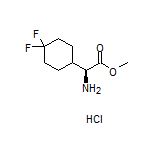 Methyl (S)-2-Amino-2-(4,4-difluorocyclohexyl)acetate Hydrochloride