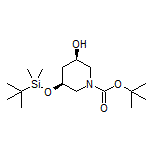 (3S,5R)-1-Boc-3-[(tert-butyldimethylsilyl)oxy]-5-hydroxypiperidine