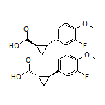 trans-2-(3-Fluoro-4-methoxyphenyl)cyclopropanecarboxylic Acid