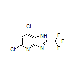 5,7-Dichloro-2-(trifluoromethyl)-1H-imidazo[4,5-b]pyridine