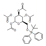 (3R,4S,5R,6R)-6-[[(tert-Butyldiphenylsilyl)oxy]methyl]tetrahydro-2H-pyran-2,3,4,5-tetrayl Tetraacetate