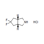 cis-5,5-Difluorooctahydrocyclopenta[c]pyrrole Hydrochloride