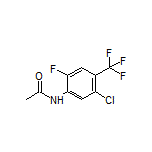 N-[5-chloro-2-fluoro-4-(trifluoromethyl)phenyl]acetamide