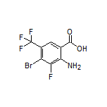 2-Amino-4-bromo-3-fluoro-5-(trifluoromethyl)benzoic Acid