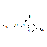 3-Bromo-1-[[2-(trimethylsilyl)ethoxy]methyl]-1H-pyrrolo[2,3-b]pyridine-5-carbonitrile