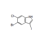 5-Bromo-6-chloro-3-iodo-1H-indole